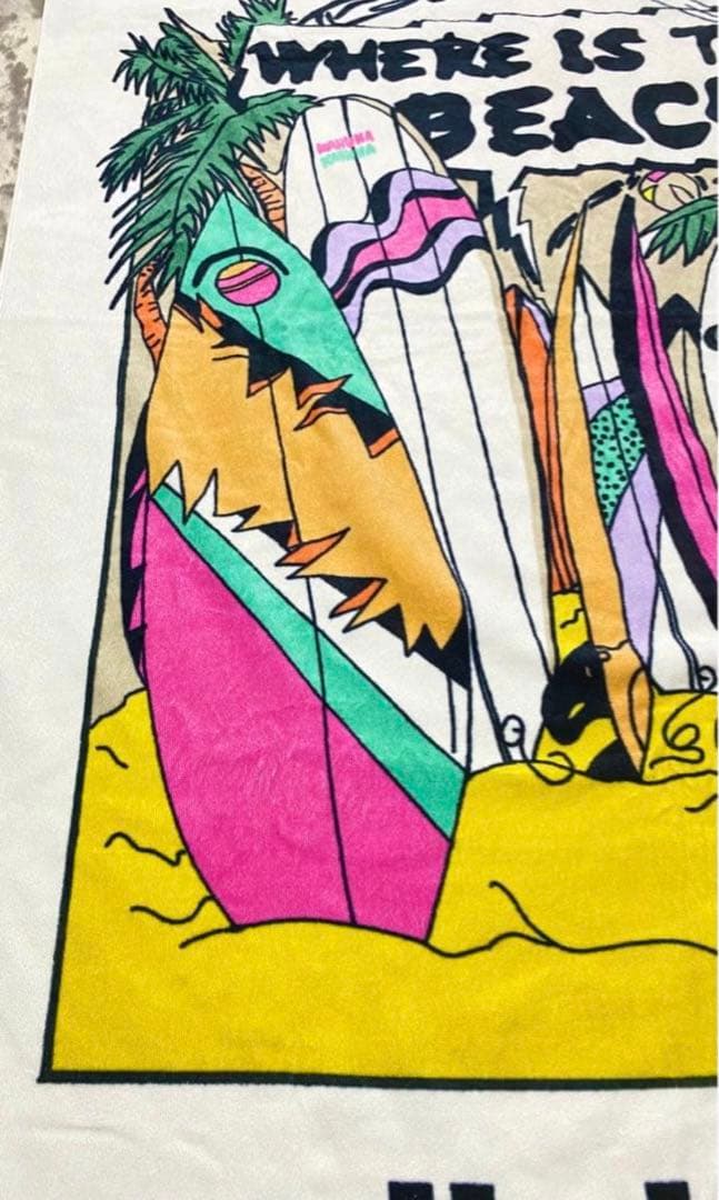 希少　廃盤品　adidas Originals 大判ビーチタオル アディダス