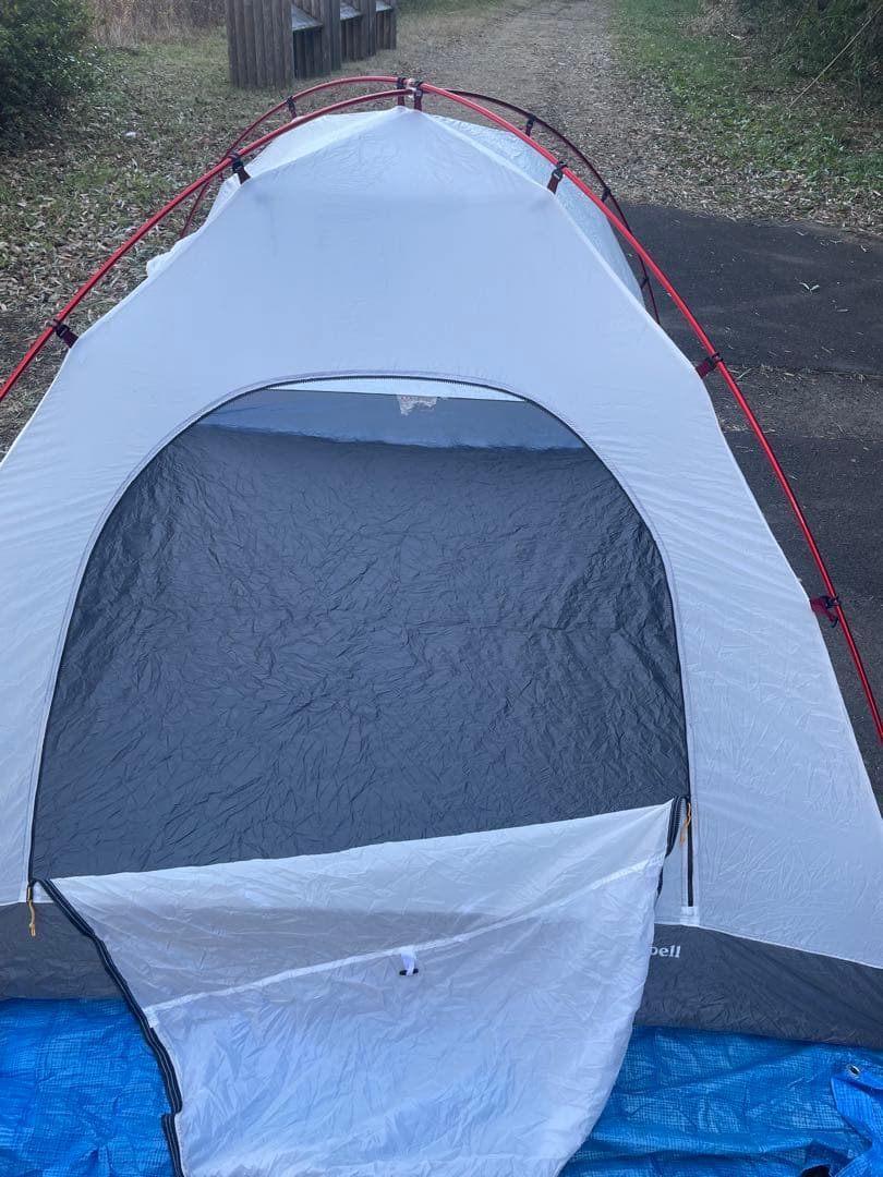 モンベルステラリッジテント4 レインフライ、グラウンドシート オプショナルロフト