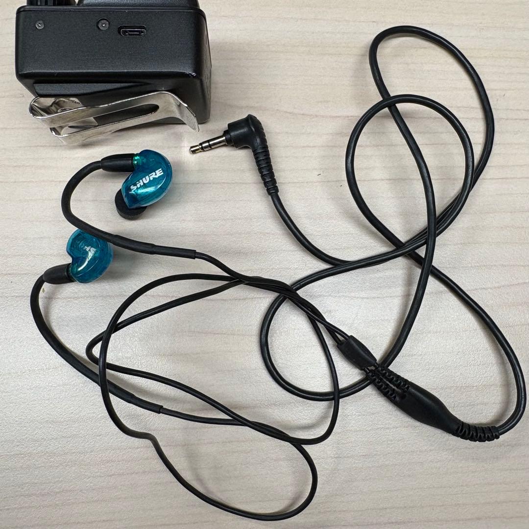 XVIVE U4 ワイヤレスシステム SHURE SE215イヤフォン付き