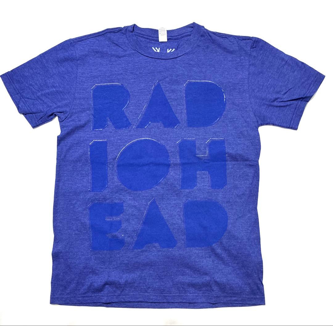 RADIOHEAD レディオヘッド 2016 Tシャツ 青 M
