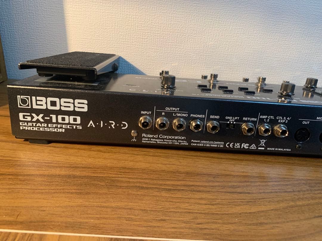 BOSS GX-100 ギターエフェクター　純正Bluetoothレシーバー付