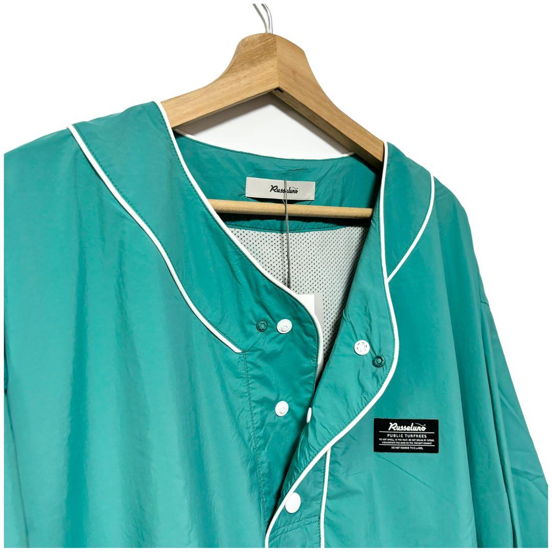 新品 ラッセルノ ゴルフ B.B Vネック プルオーバー ライトブルー L 5