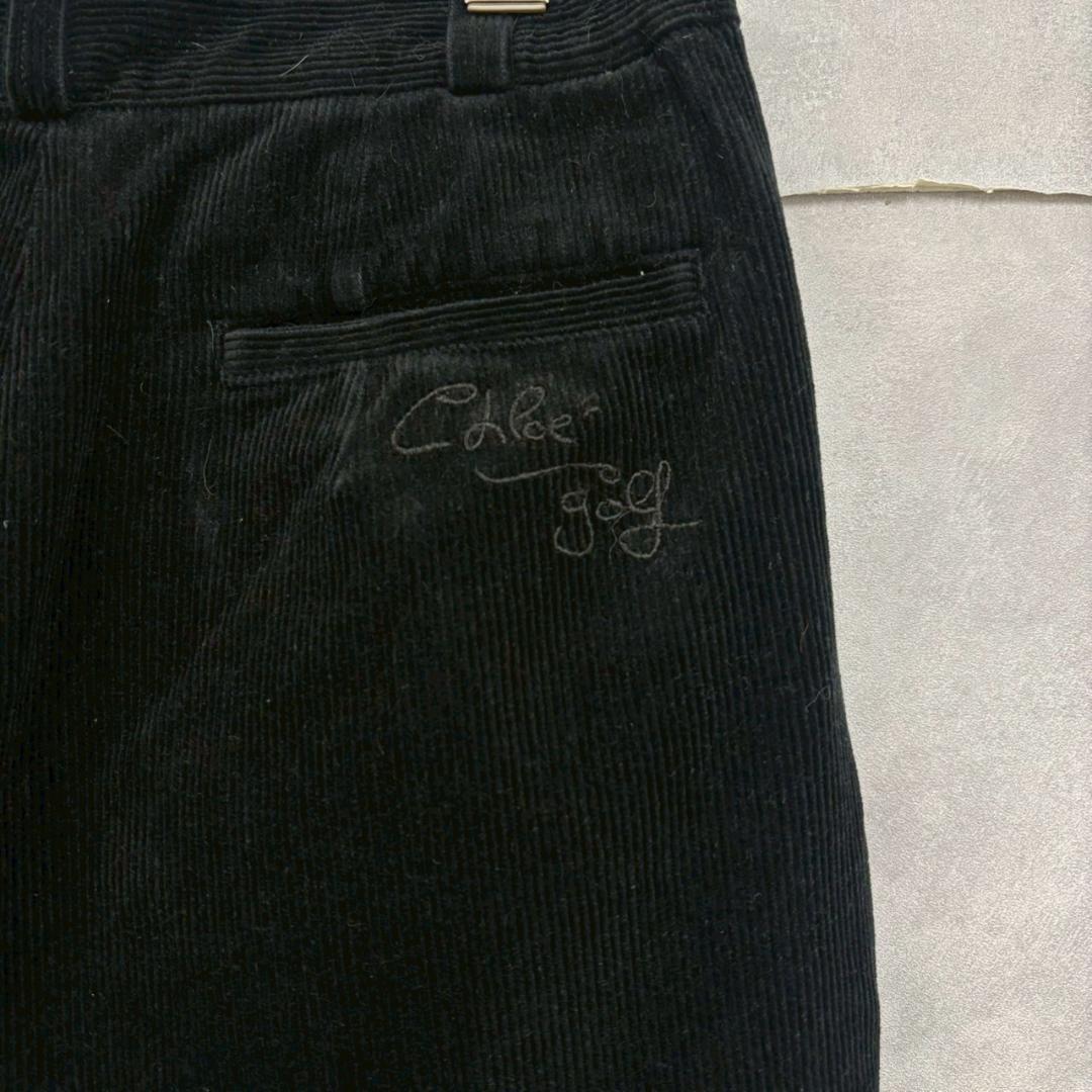 Chloe GOLF 刺繍入 コーデュロイパンツ クロエ ゴルフ N2435