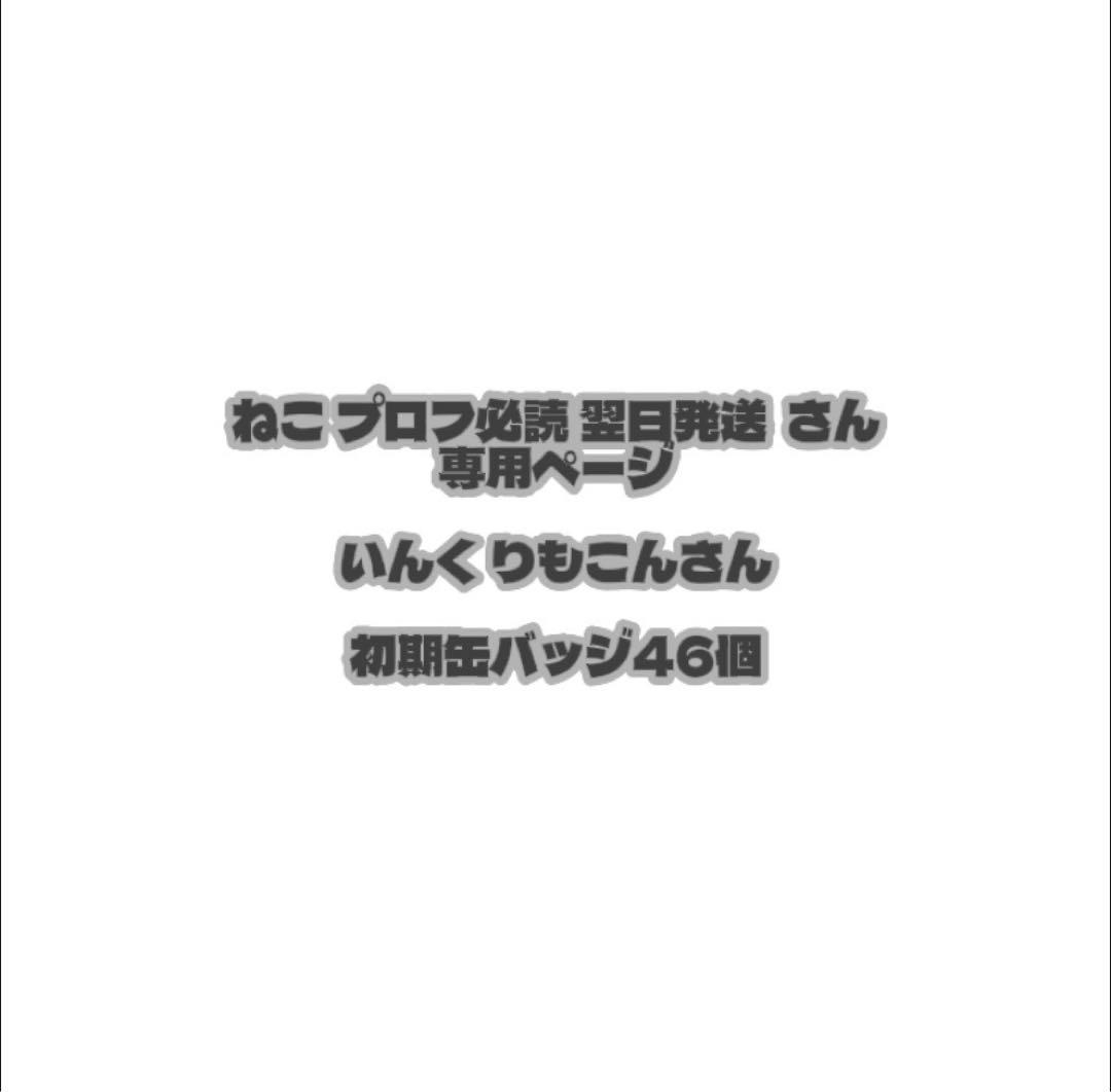 ねこプロフ必読翌日発送さん専用ページ