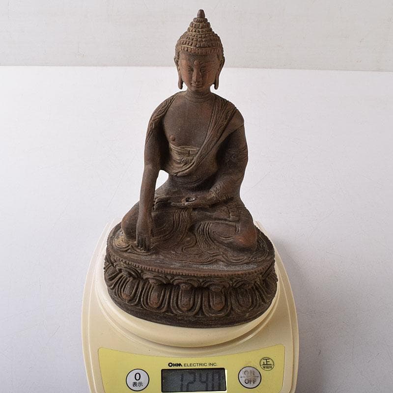 中国　古銅　チベット仏　仏像　置物　C　R8591