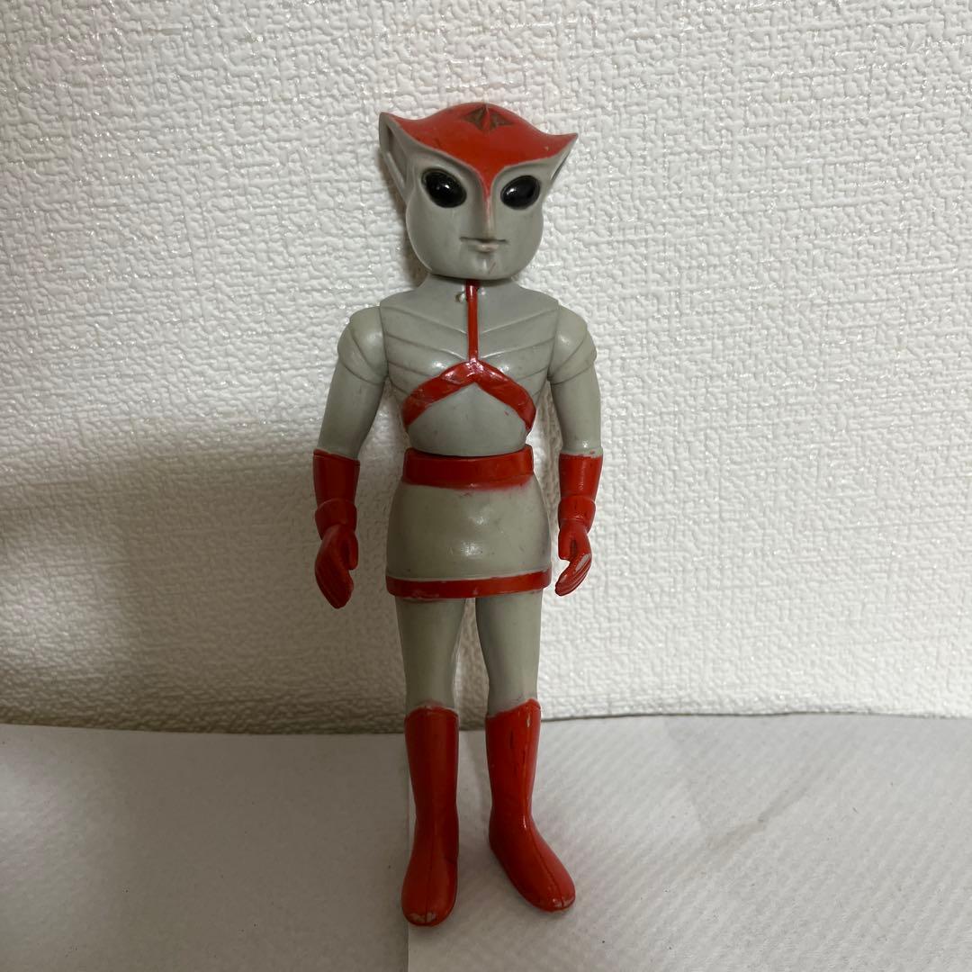 ⚠️レア　トリプルファイター　ミドルサイズ　当時物　ソフビ　ブルマァク