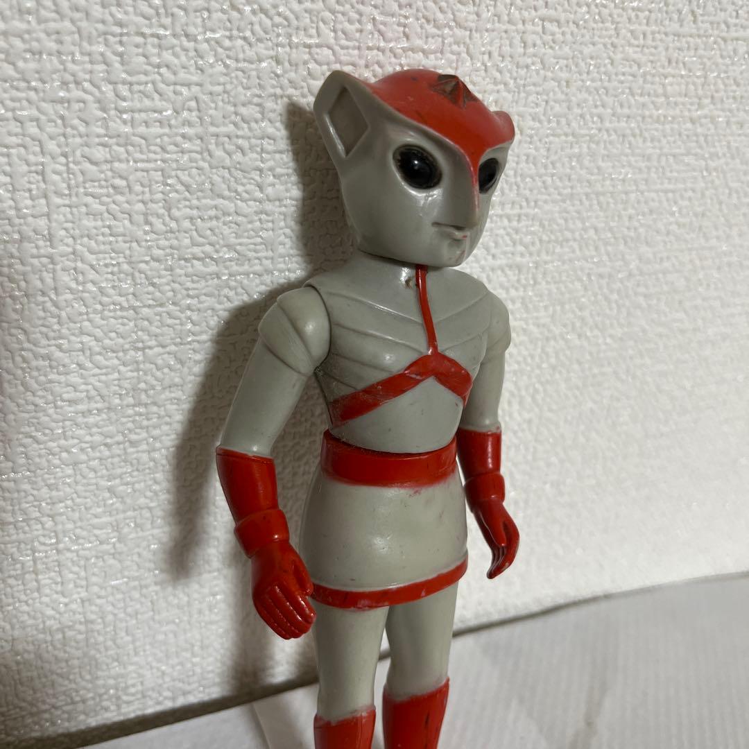 ⚠️レア　トリプルファイター　ミドルサイズ　当時物　ソフビ　ブルマァク