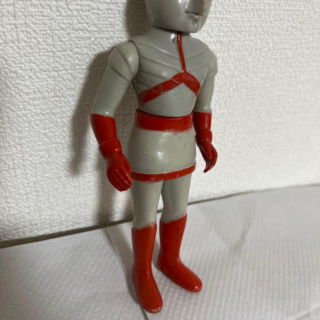 ⚠️レア　トリプルファイター　ミドルサイズ　当時物　ソフビ　ブルマァク