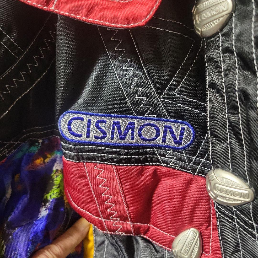 CISMON スキーウェア ブラック/マルチカラー上下セット