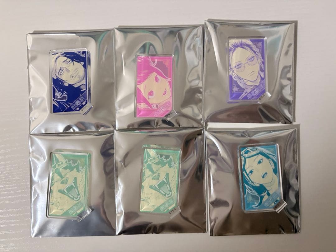 極楽街 極近店 缶バッジ ミニ色紙 アクリルキャラコレクション 第1弾