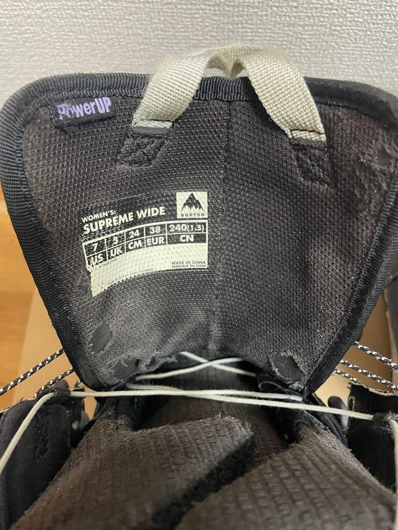 レディース BURTON SUPREME WIDE ブーツ 24cm