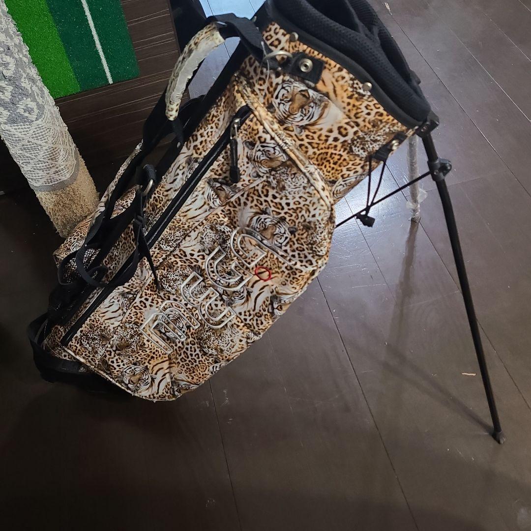ゴルフバック レオパ－ドスタンドキャディーバック