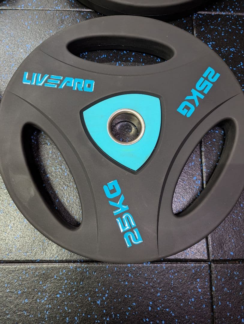 LIVE PRO　ウレタンオリンピックプレート　50mm　25kg　1枚　③