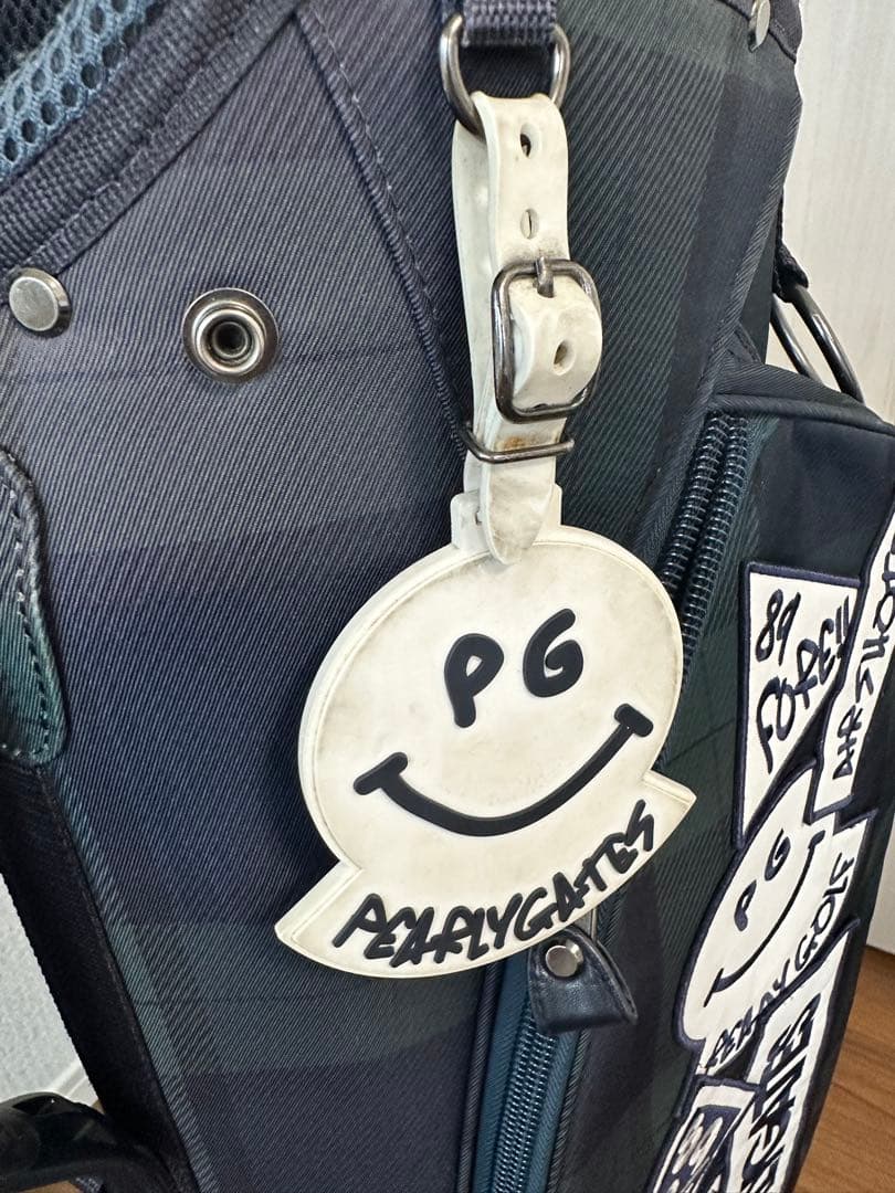 稀少モデル　人気完売品★パーリーゲイツ　ブラックウォッチ　キャディバッグ