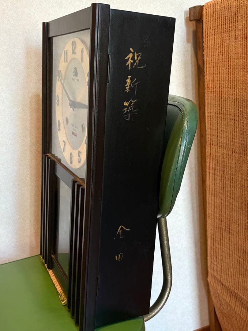 古民具　柱時計　ゼンマイ式振り子時計 ３０日巻　昭和アンティーク　ビンテージ