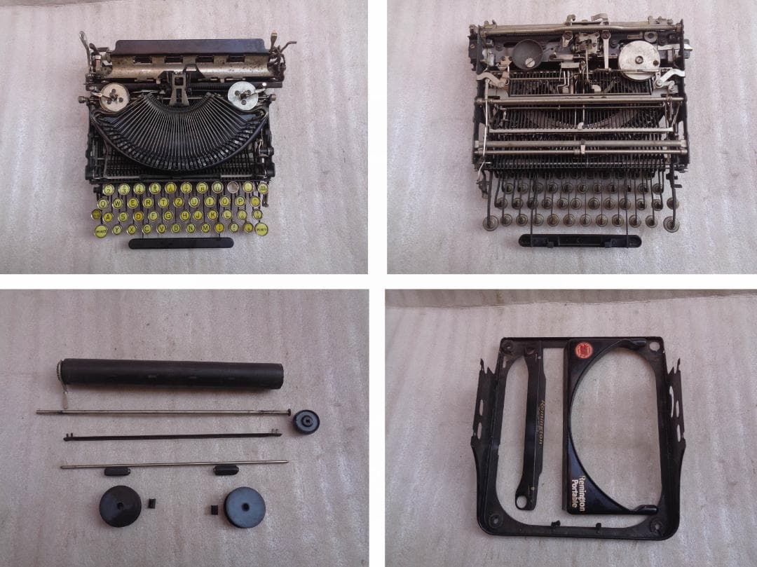 実働品　Remington Portableレミントンタイプライター ドイツ仕様