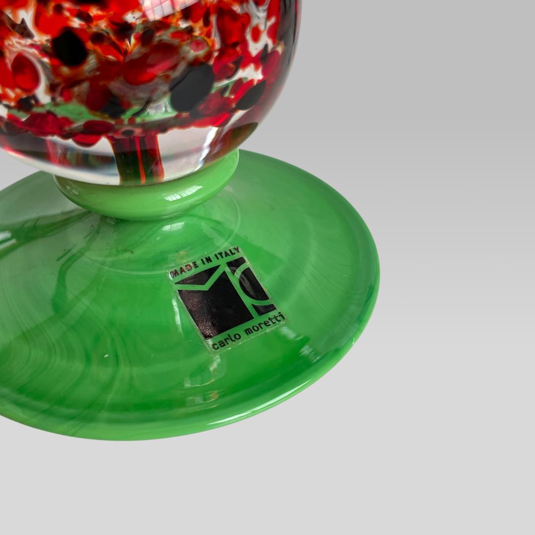 訳あり【カルロモレッティ】世界限定33個 ムラノガラス 98年 ポストモダン置物