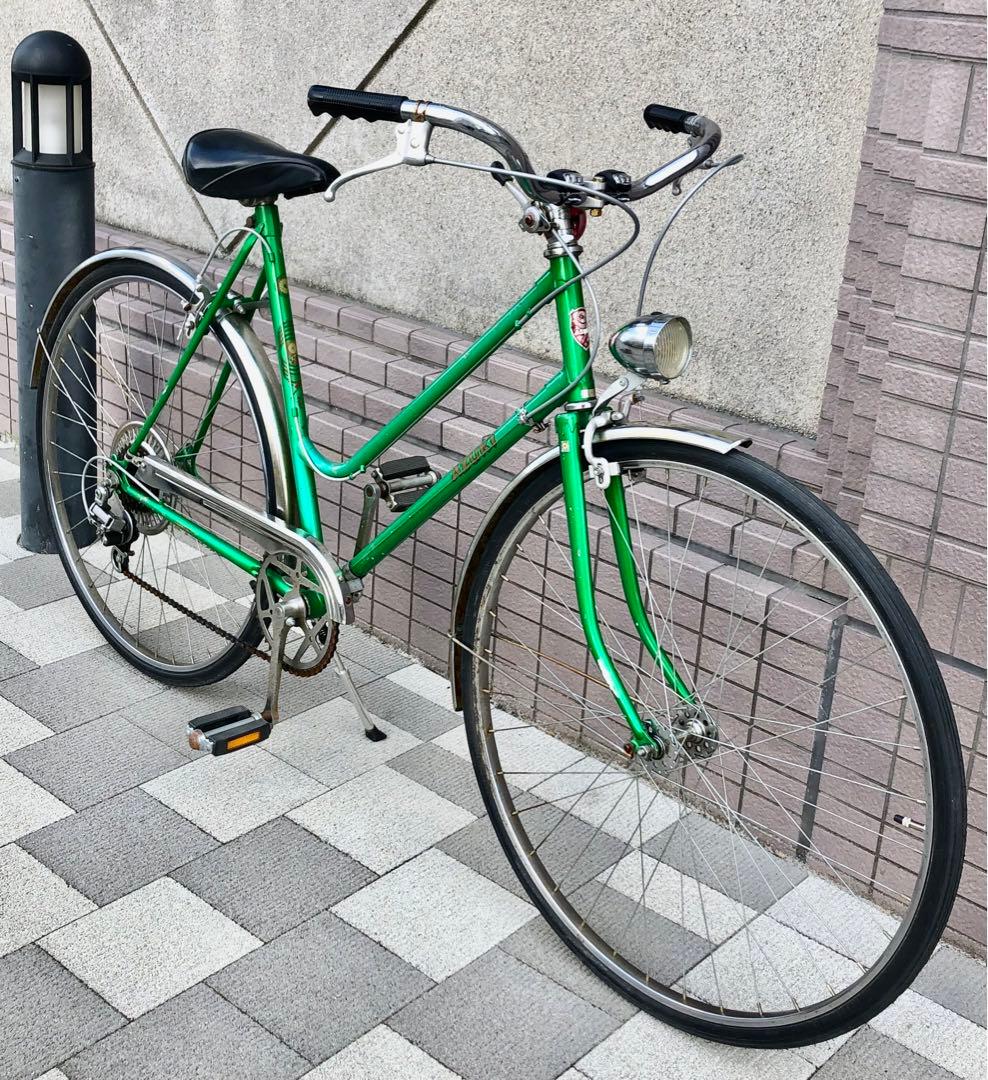 AZUKI 　自転車　ビンテージ　昭和レトロ　5段変速　27インチ　東京