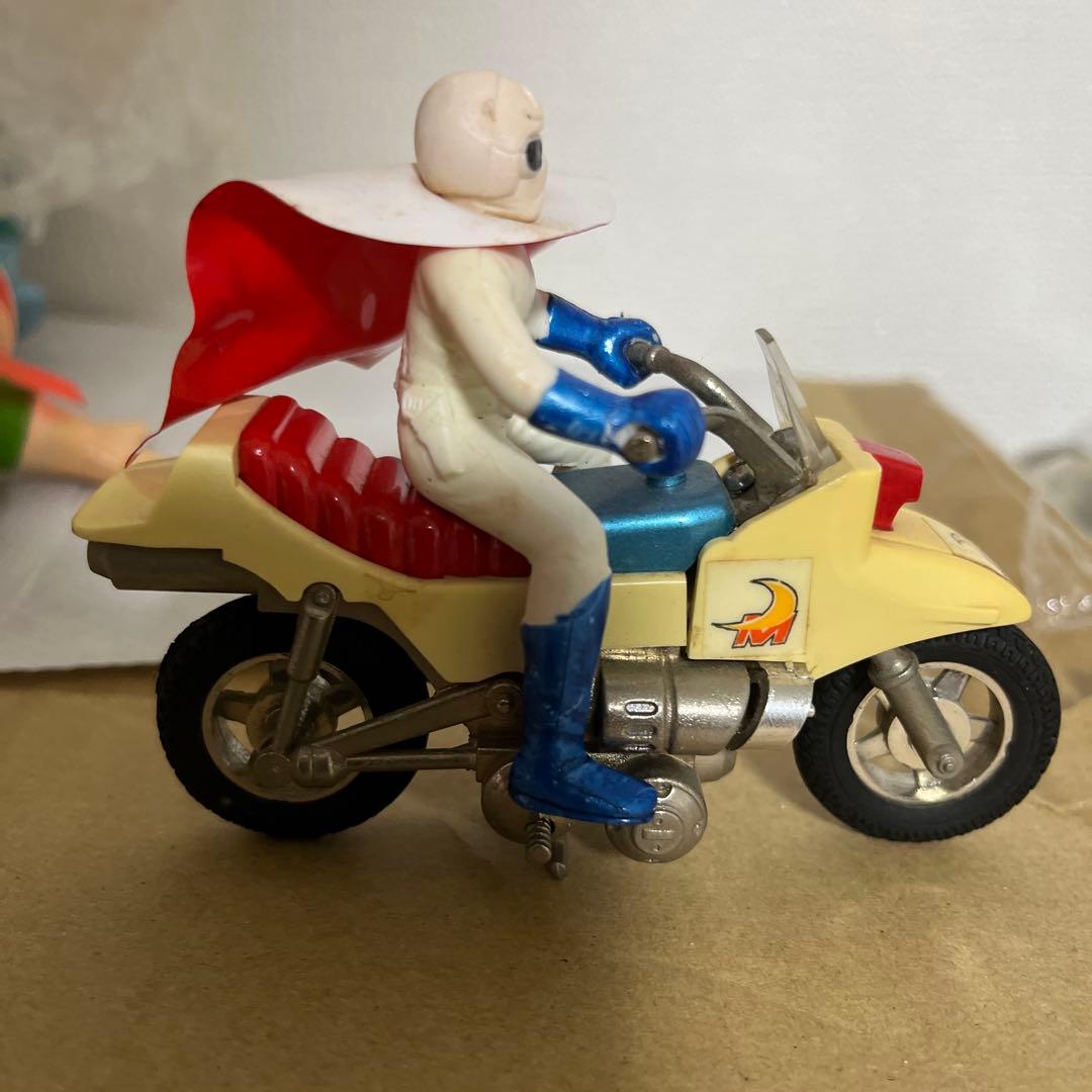 ⚠️レア　月光仮面　ムーンライト号　ロビン　1970年　当時物　ダイヤ合金