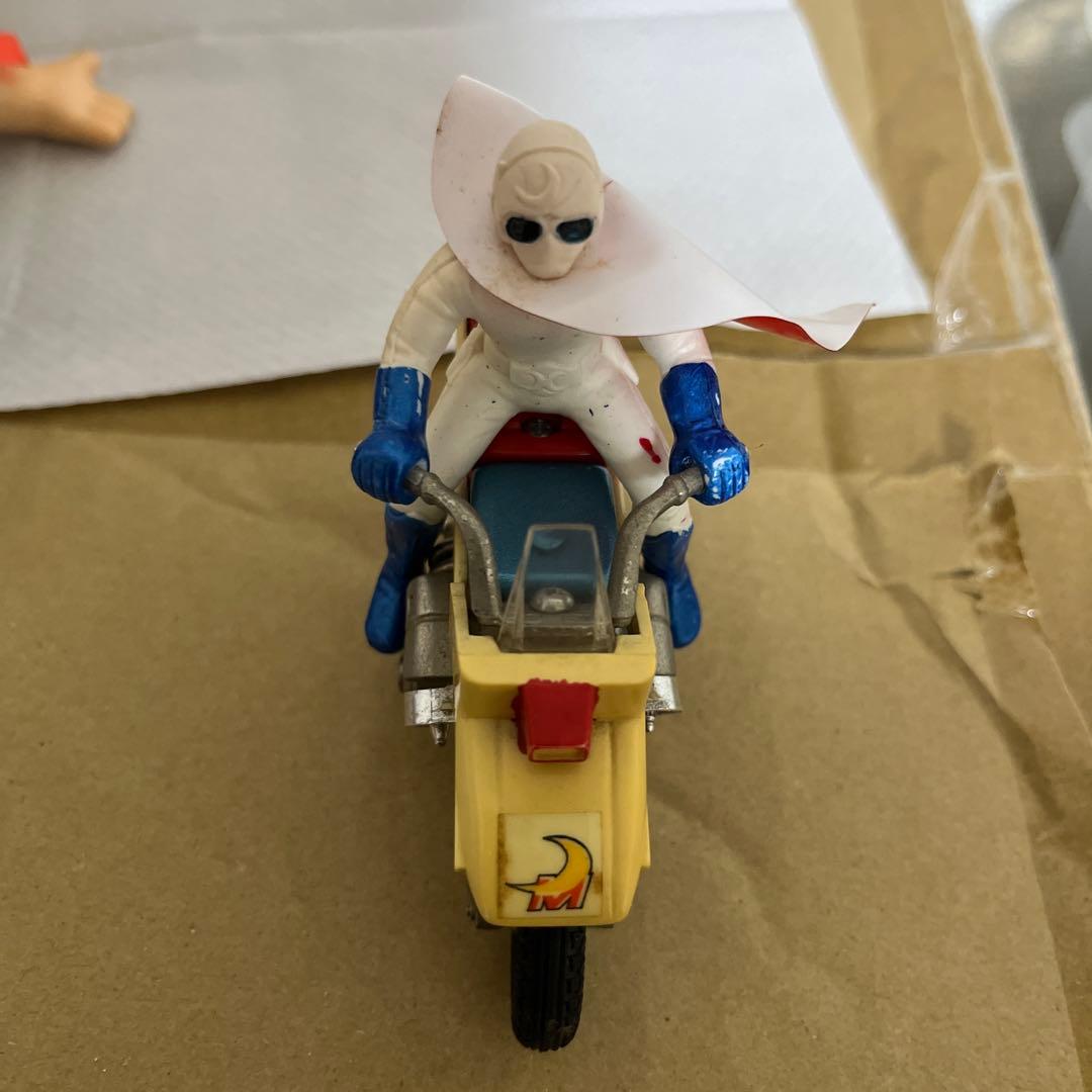 ⚠️レア　月光仮面　ムーンライト号　ロビン　1970年　当時物　ダイヤ合金