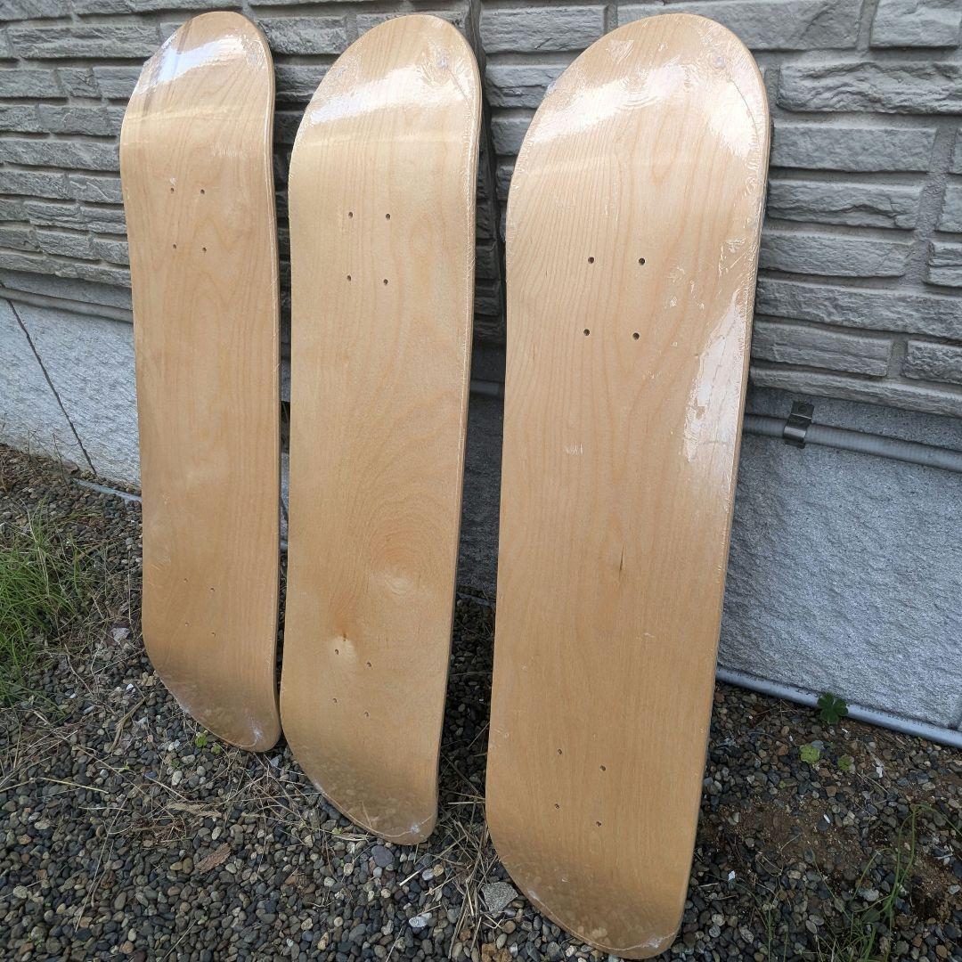 WLNTSKATE　スケボー デッキ まとめ売り 3枚 カナディアンメープル