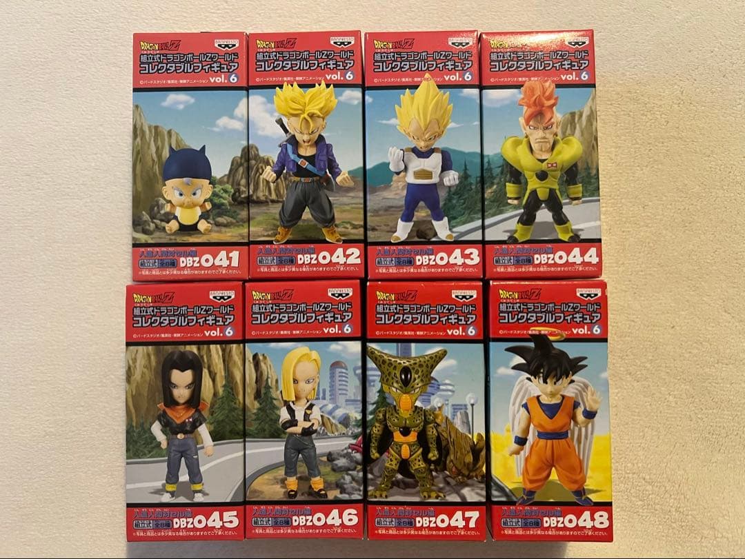 [未開封]ドラゴンボールZ WCF vol.6 人造人間対セル編 全8品
