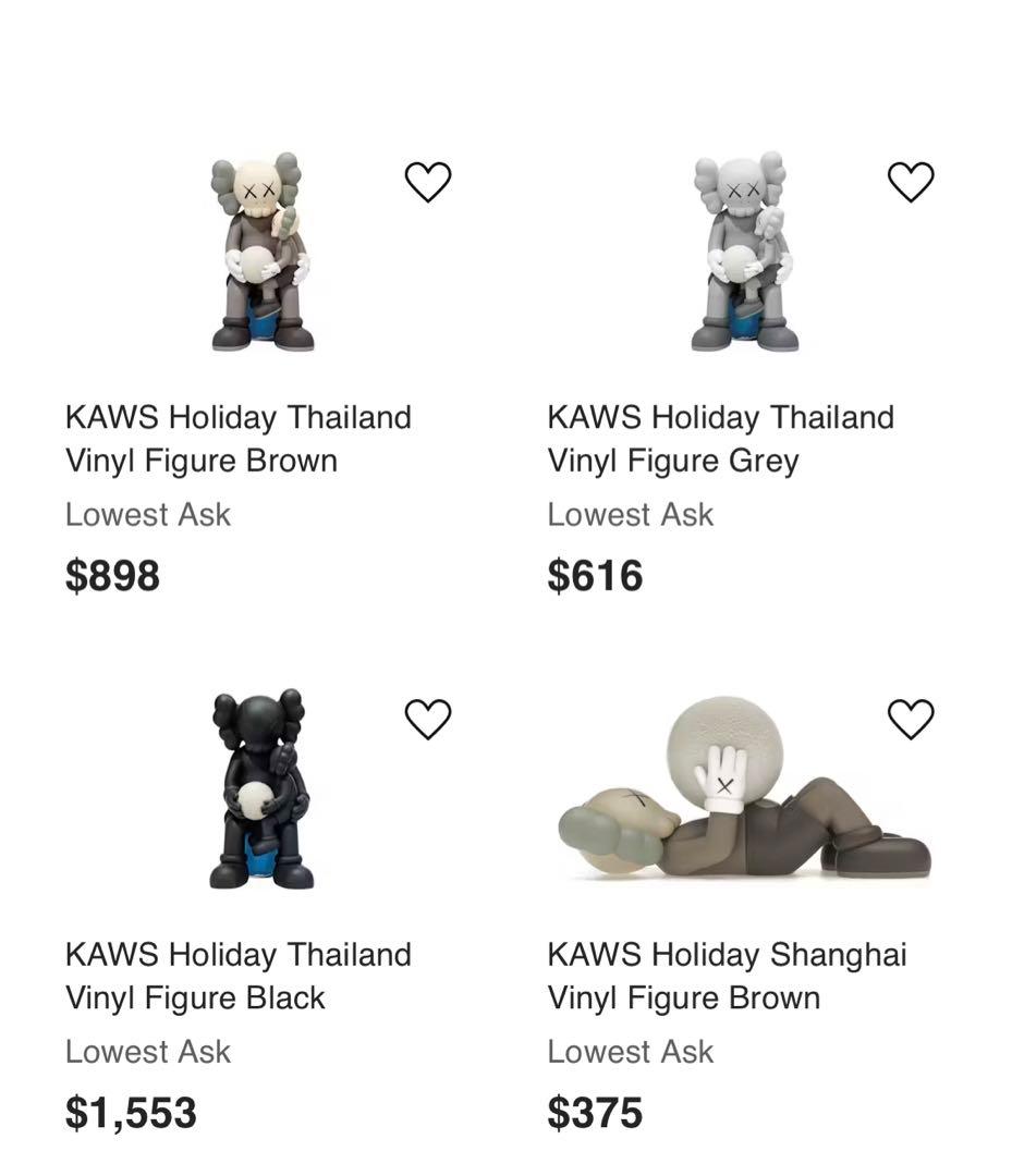 KAWS holiday Thailand フィギュア　ブラック