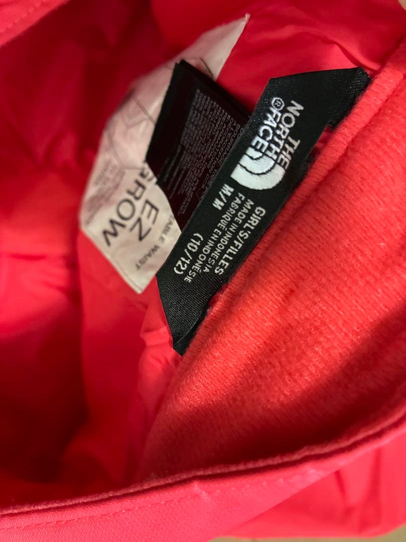 ノースフェイス　スノーパンツ　手袋　ピンク　キッズ