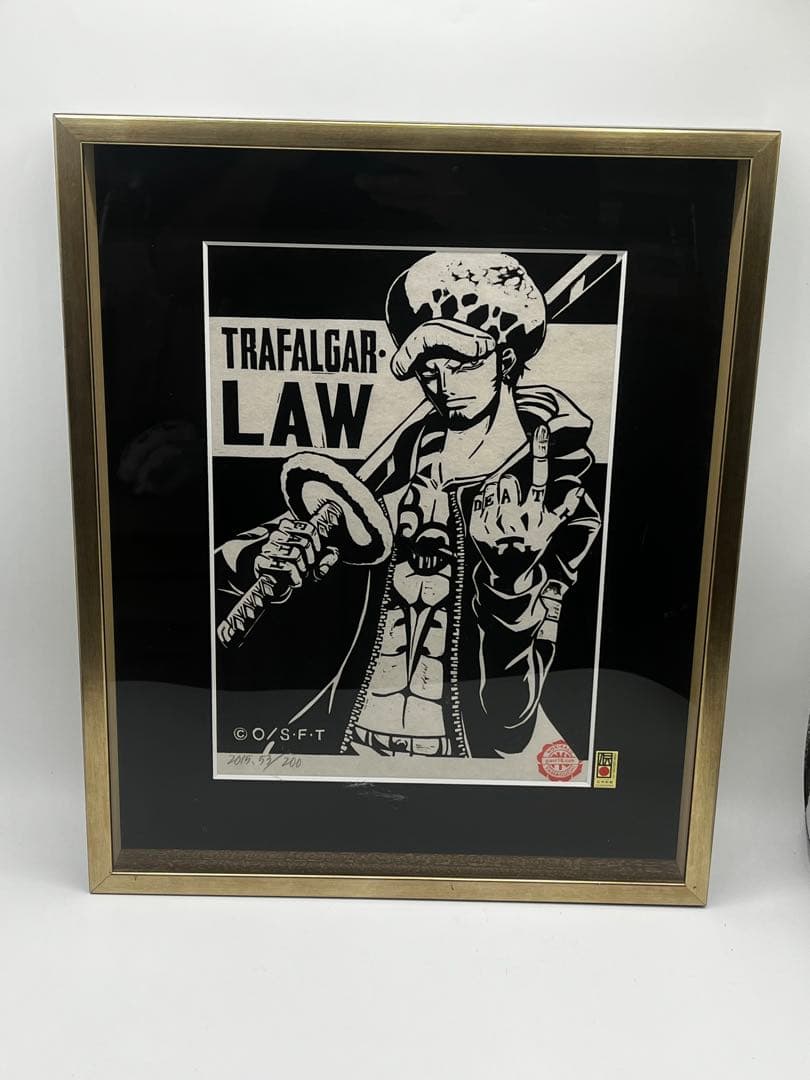 ワンピース　木版画コレクション　トラガルファー　ロー　200枚限定