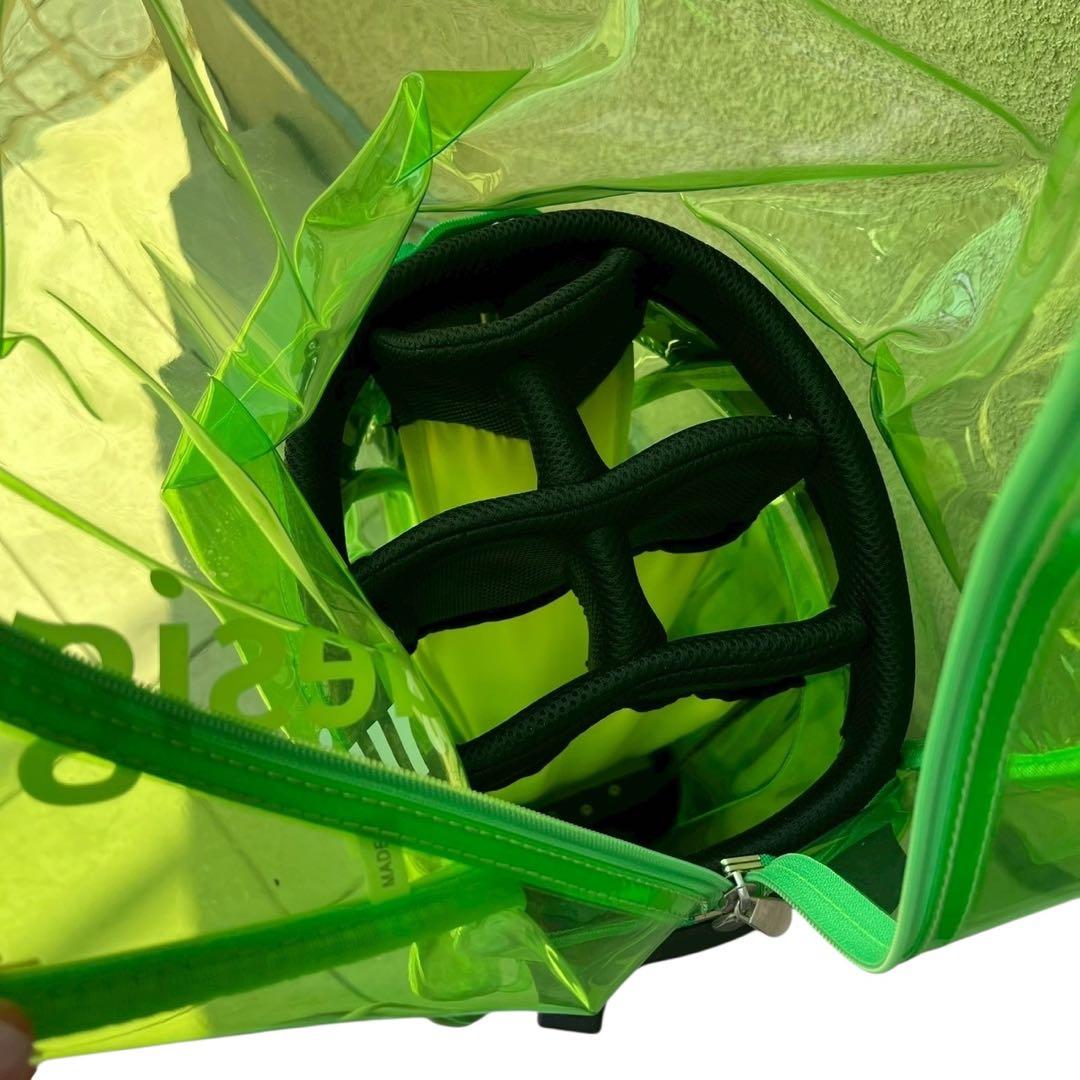 フランク三浦キャディバッグ イエローグリーン (透明緑色)