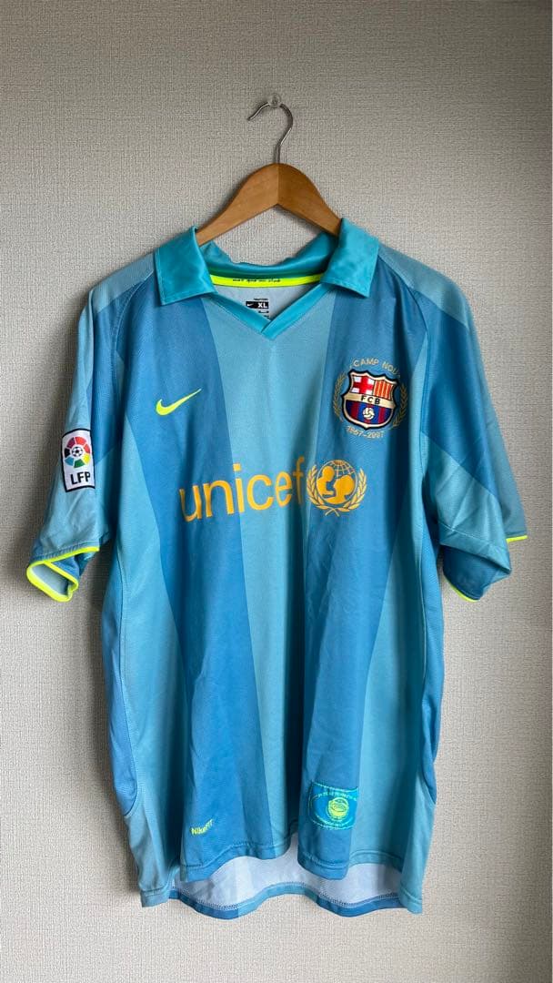 ゲームシャツ　ユニフォーム　プレシャツ　FCバルセロナ　ティエリ・アンリ