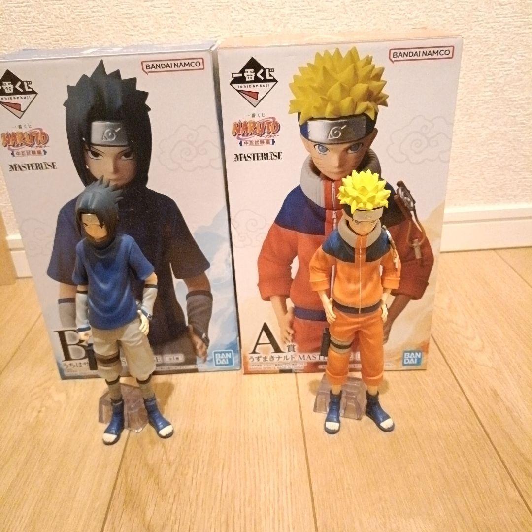 一番くじNARUTO中忍試験編 A賞うずまきナルトB賞うちはサスケ まとめ売り