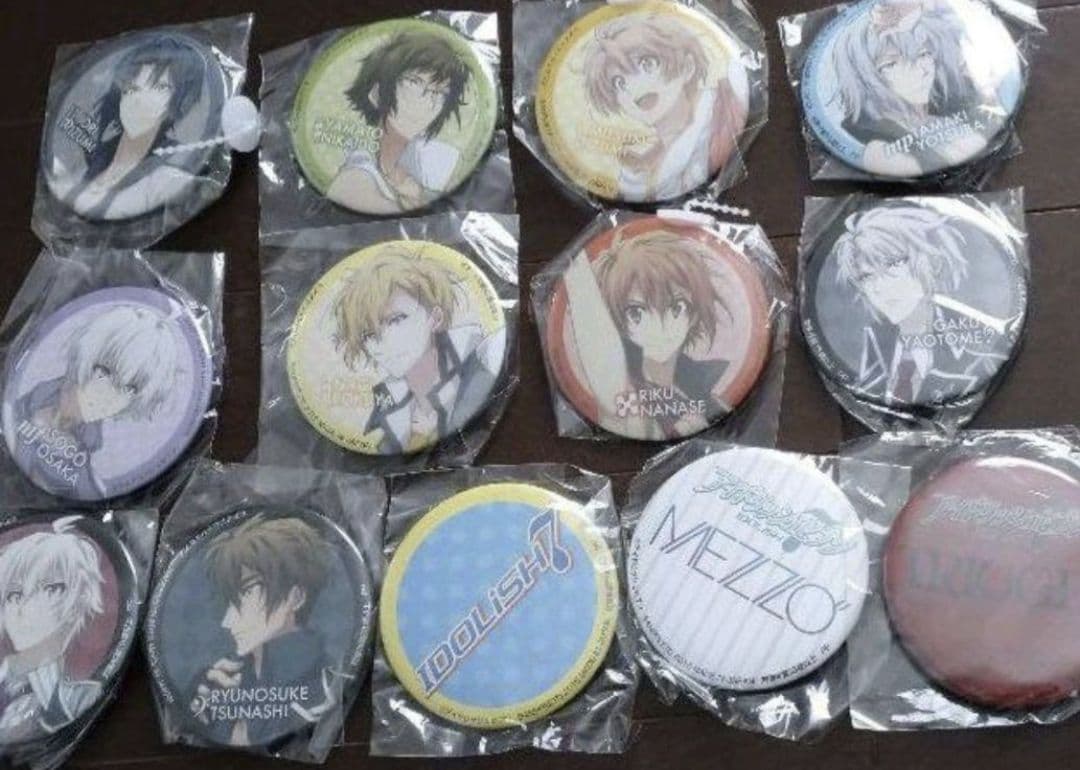 アイドリッシュセブン　IDOLiSH7　アイナナ　プライズ缶バッジ　初期