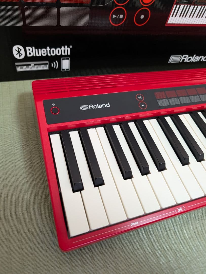 【美品・動作確認済】Roland Go:Keys 61鍵 レッド　ソフトケース