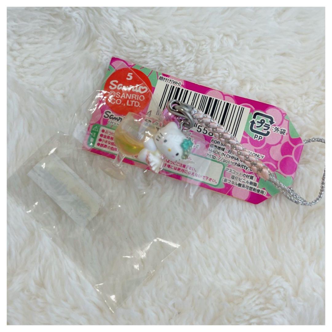 レア【新品】ご当地キティ 根付け 山梨限定 ワイン ストラップ 2005