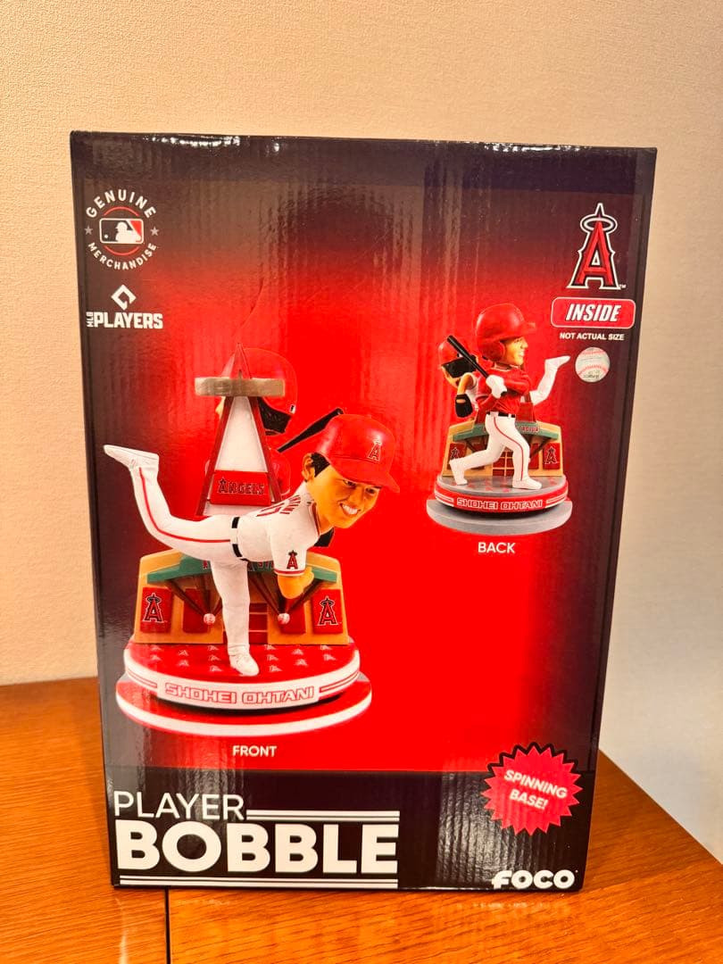 【960個限定】 大谷翔平 回転式 MVP 二刀流 ボブルヘッド エンゼルス