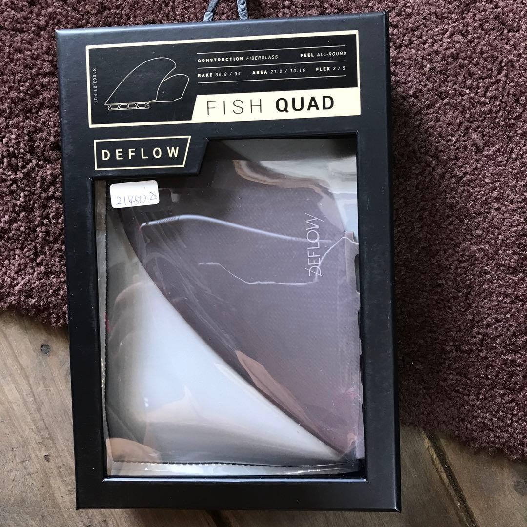 DEFLOW FISH QUAD デフローサーフボードフィン定価¥21,450