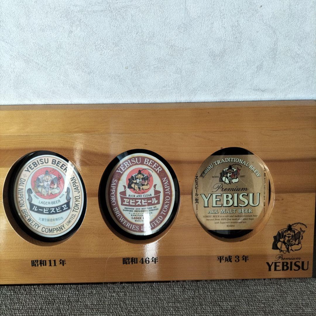 エビスビール歴史展示プレート