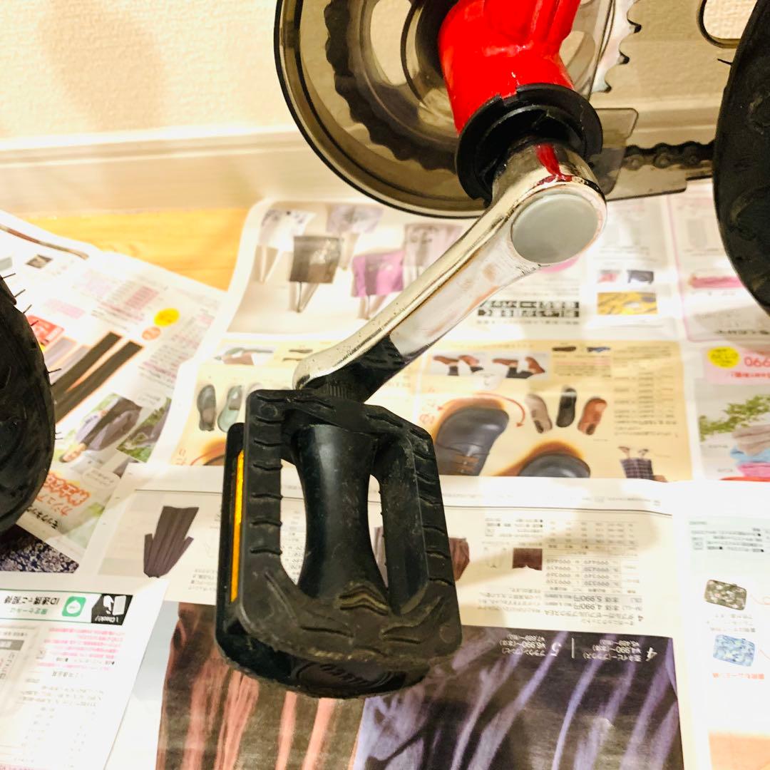 へんしんバイク 12インチ レッド スタンド・ペダル・説明書・工具付き