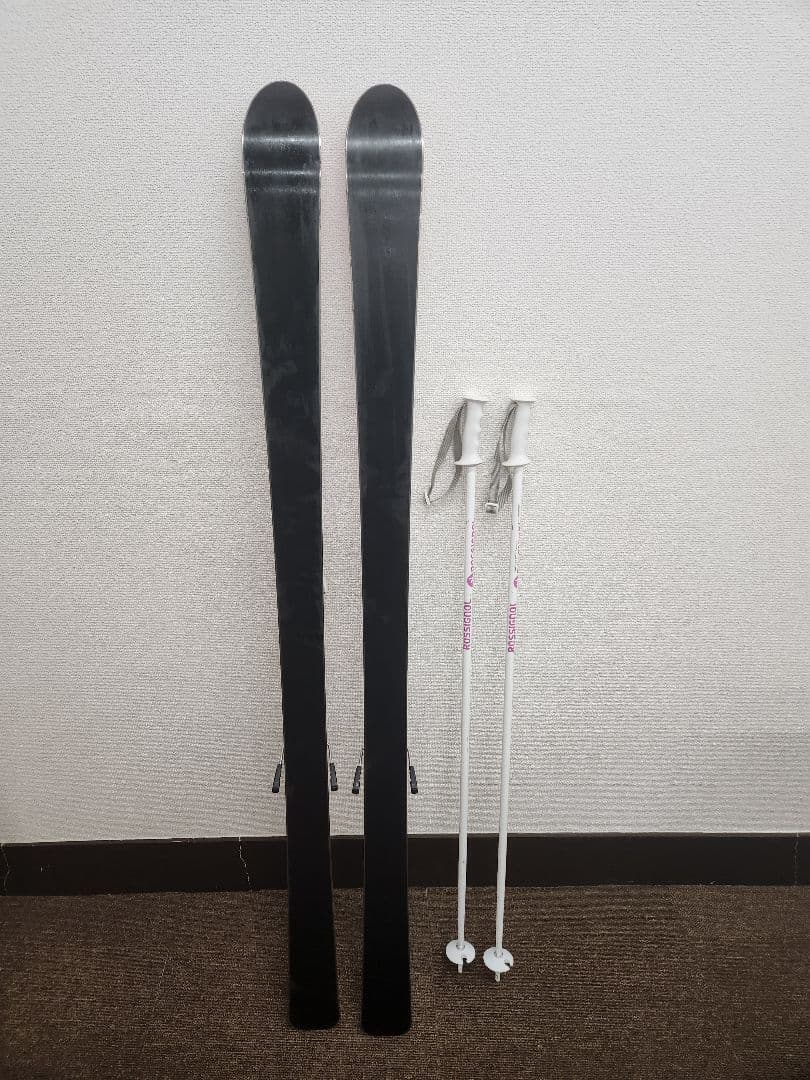 ROSSIGNOL ジュニア スキー 140cm ストック付