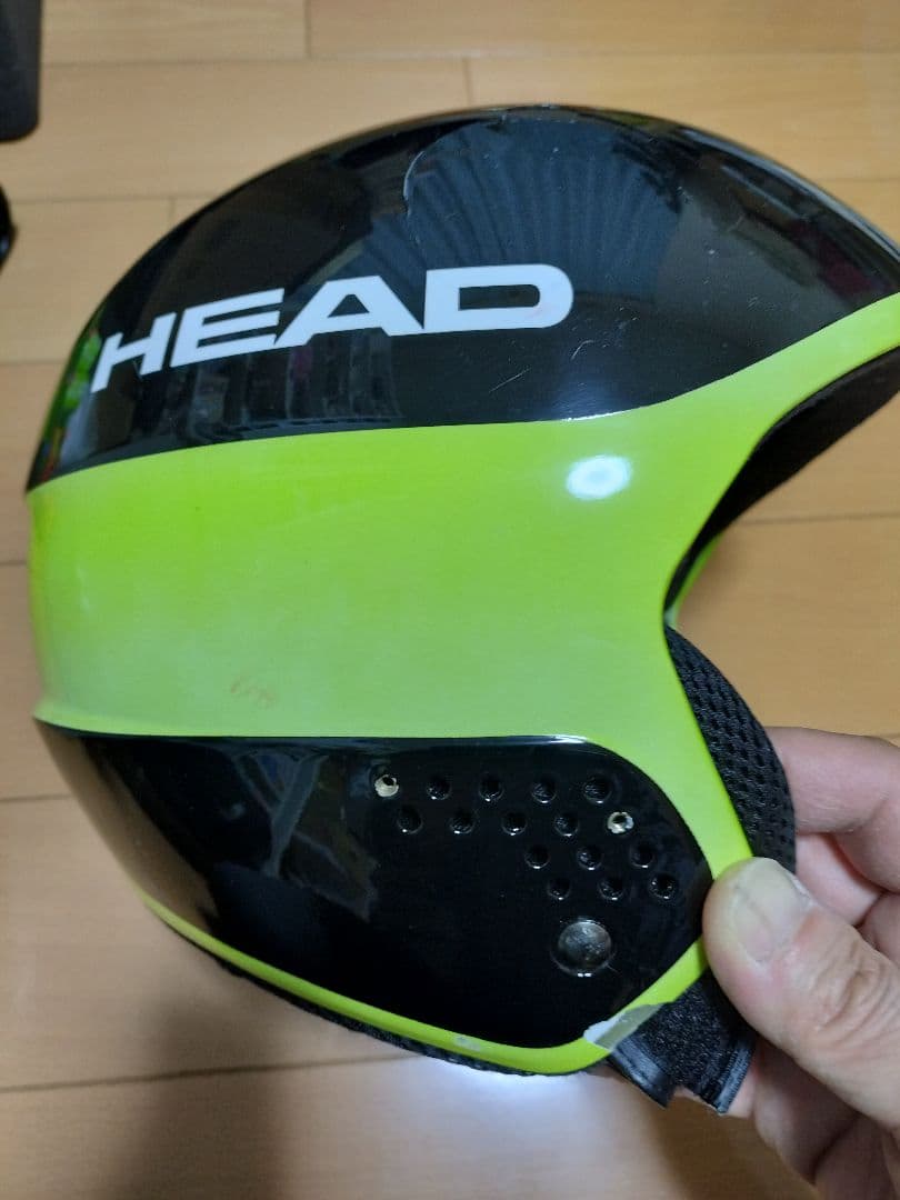 HEAD スキー用ヘルメット ブラック/ライムグリーン