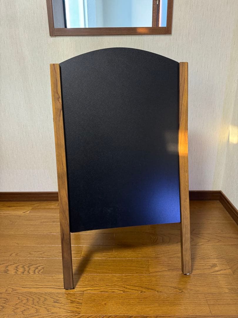 A型ブラックボード 両面 抜き差し可 R型 4面使える　2個セット