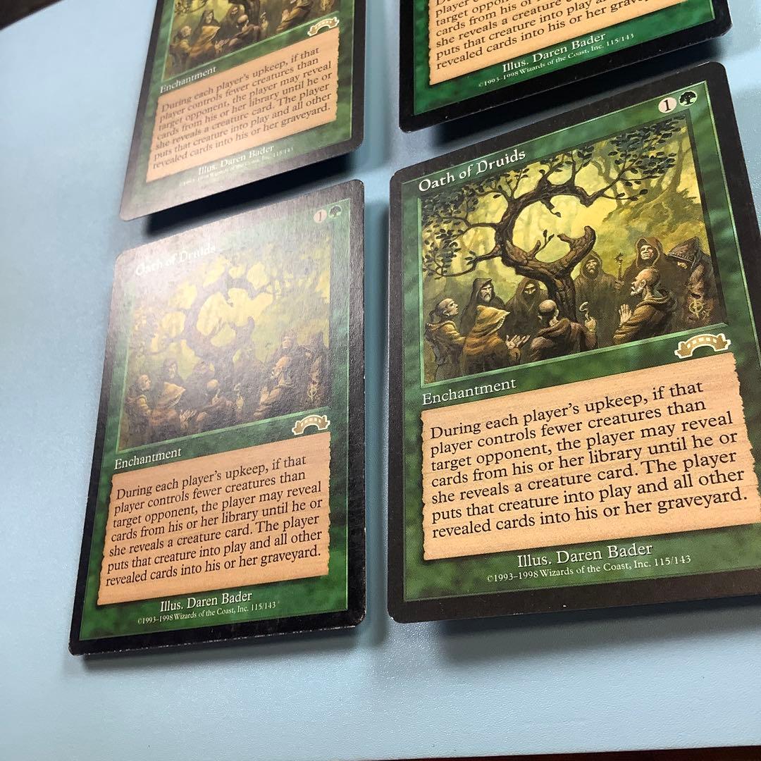 ドルイドの誓い/Oath of Druids EXO英語4枚セット