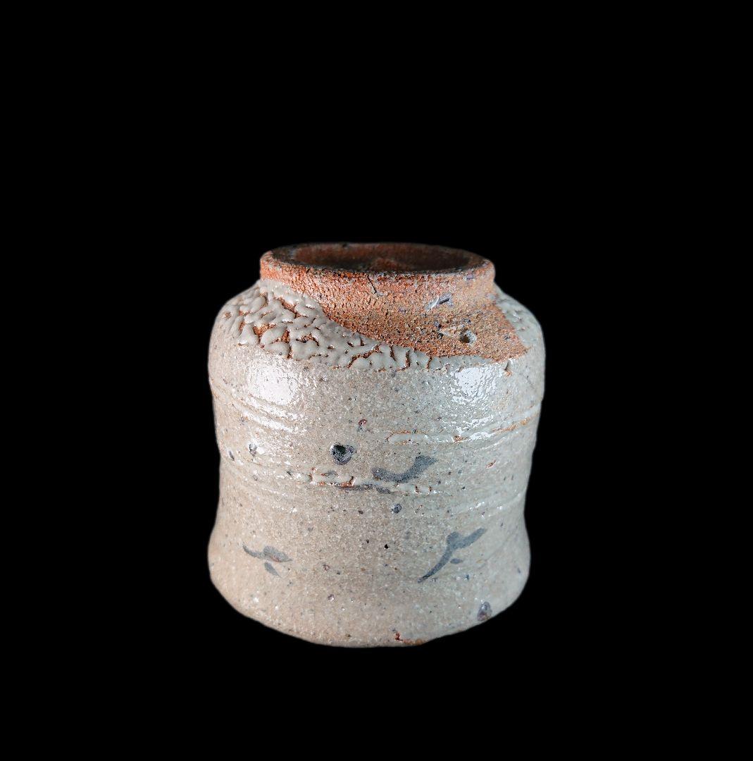 ■唐津焼 丸田宗彦 絵唐津ぐい呑 共箱、共布、栞全揃い #ぐい呑み #丸田宗彦