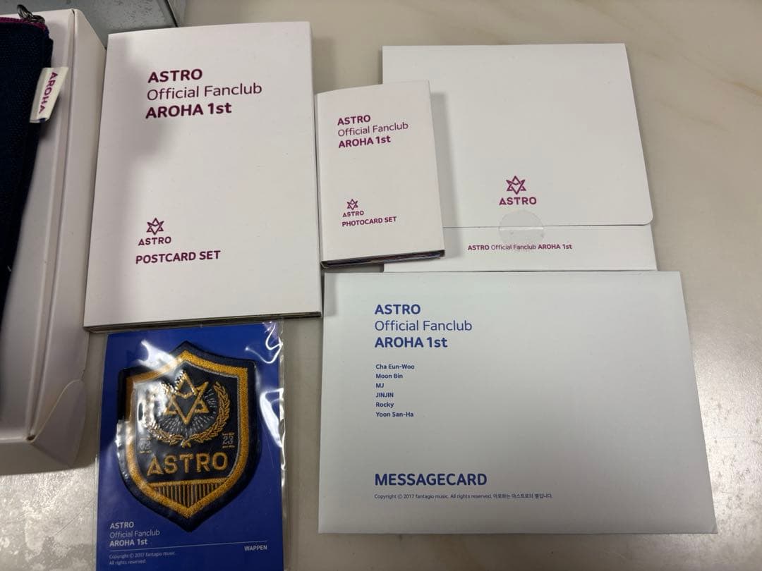 ASTRO　FCキット　韓国　ファンクラブ 1期　2期 3期　ファンクラブキット