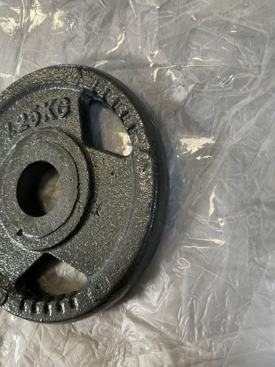 50mmアイアンプレート　15kg  4枚