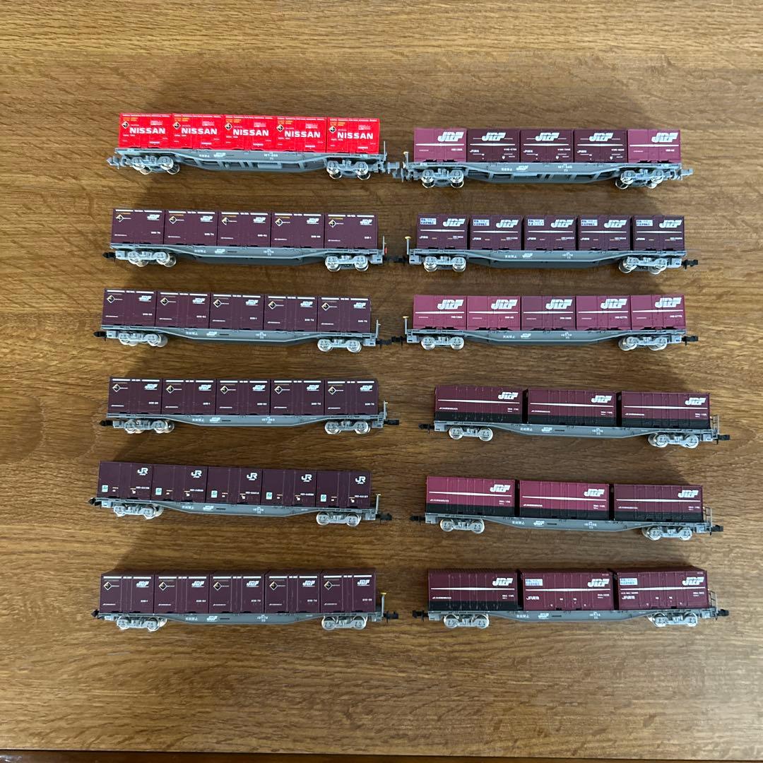 Nゲージ　JR コンテナ貨車12輌