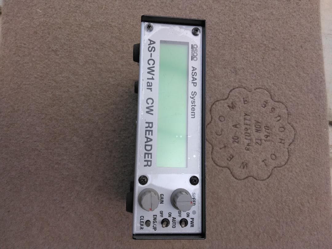 AS-CW1ar CW READER　　CW解読機