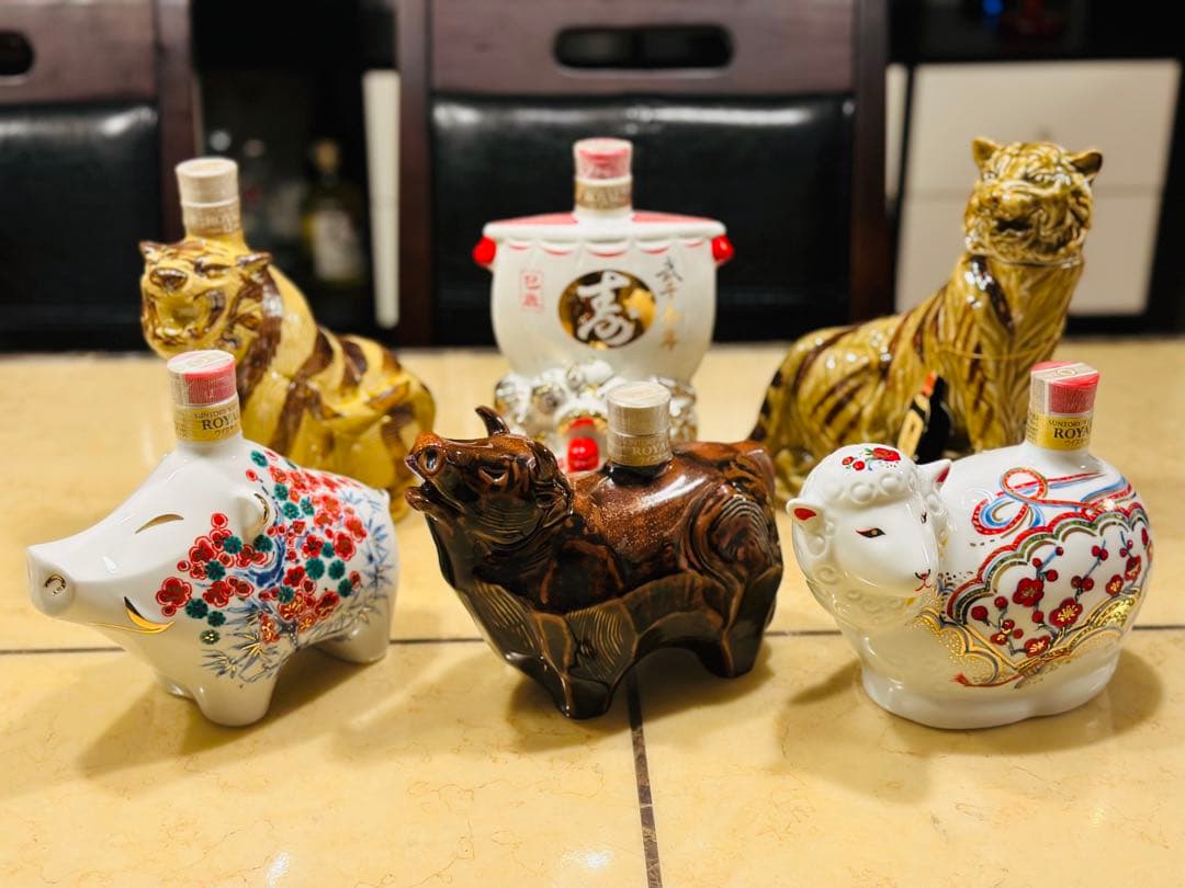 【美品】干支ボトル　サントリー　6本セット