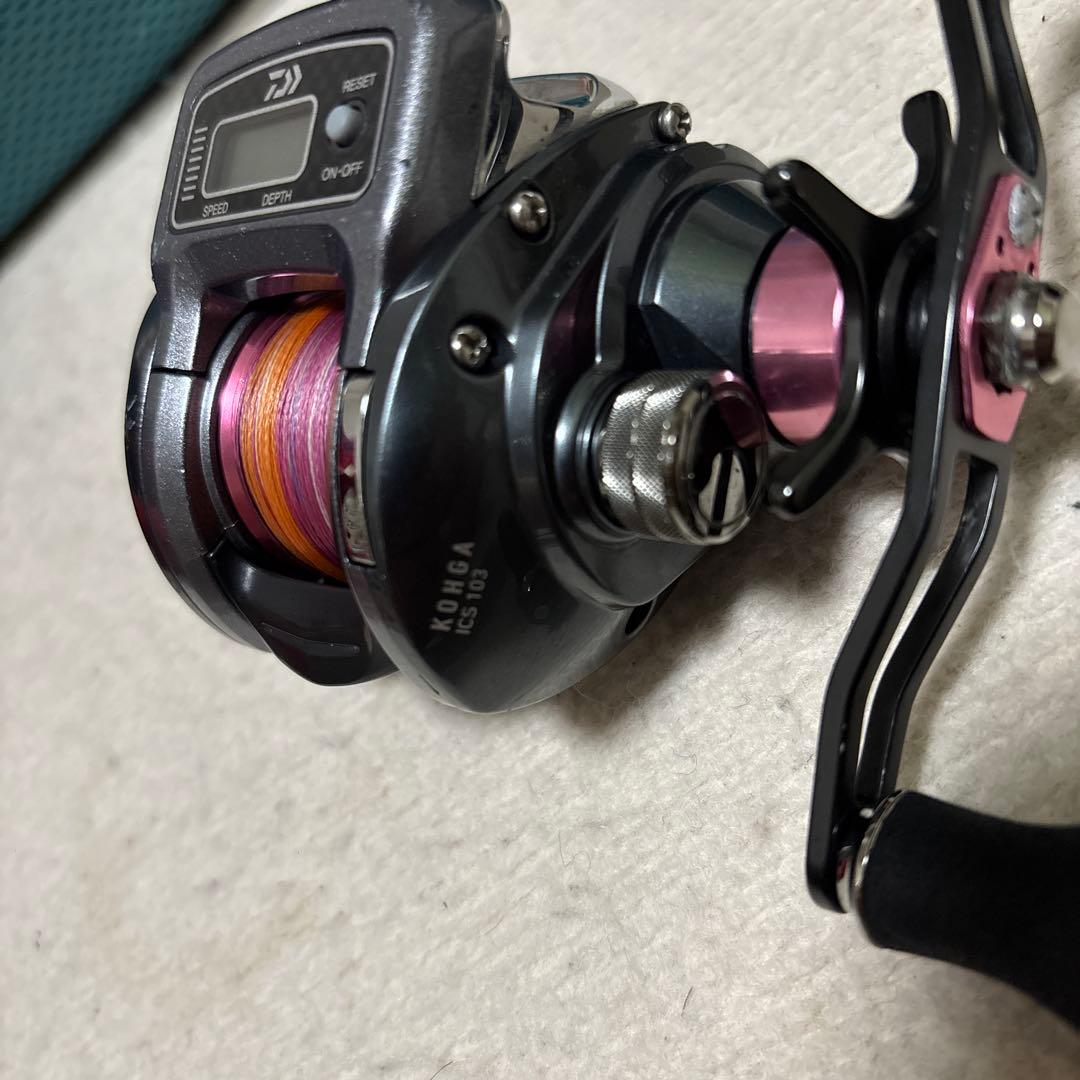 タイラバ用 リール ICS103 紅牙